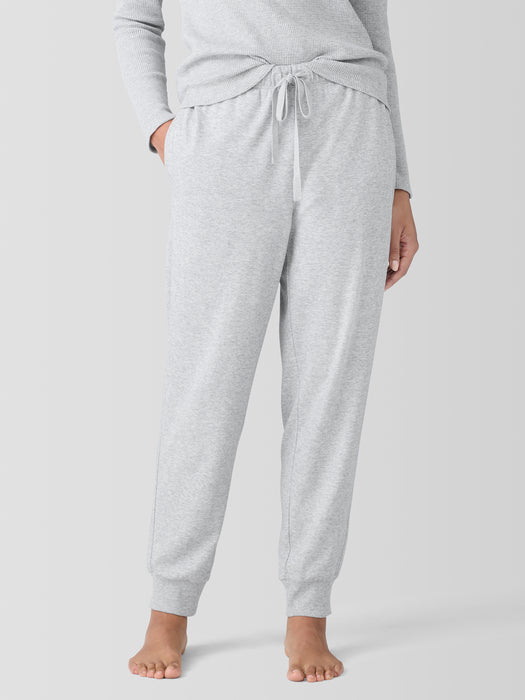 M&eacute;lange Organic Cotton Interlock Jogger Sleep Pant