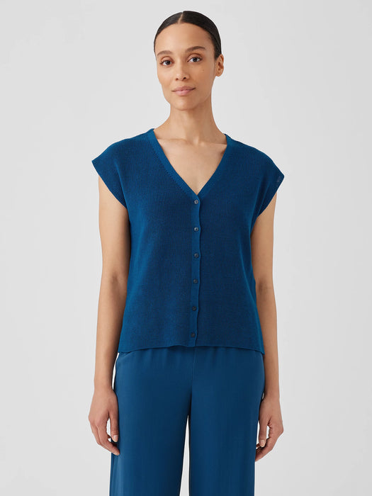 Peruvian Organic Cotton Crepe Vest