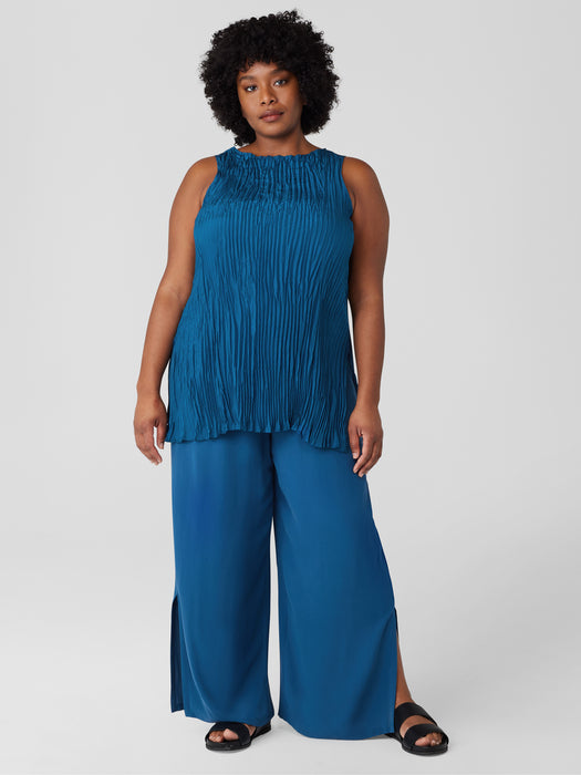 Silk Georgette Crepe Pant with Slits