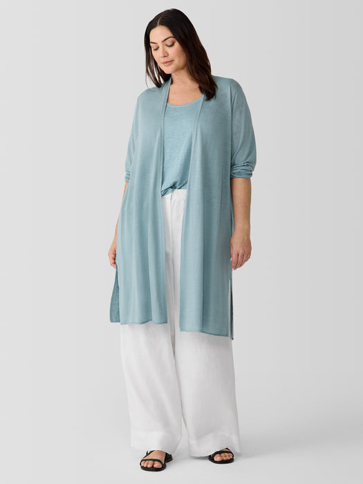 Organic Linen Cotton Long Cardigan