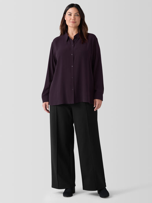 Washable Flex Ponte Pintuck&nbsp;Wide Pant