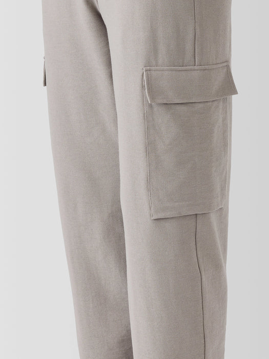Washable Stretch Crepe Cargo Pant