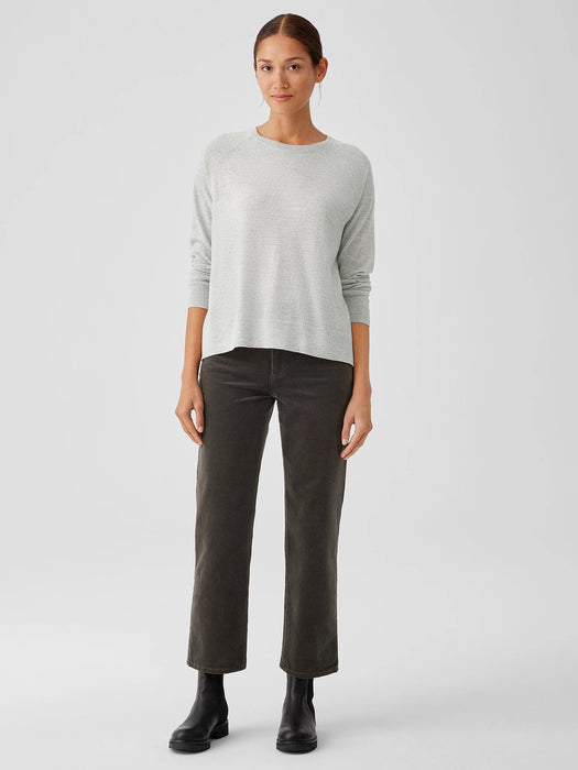 Organic Cotton Stretch Corduroy Straight Pant