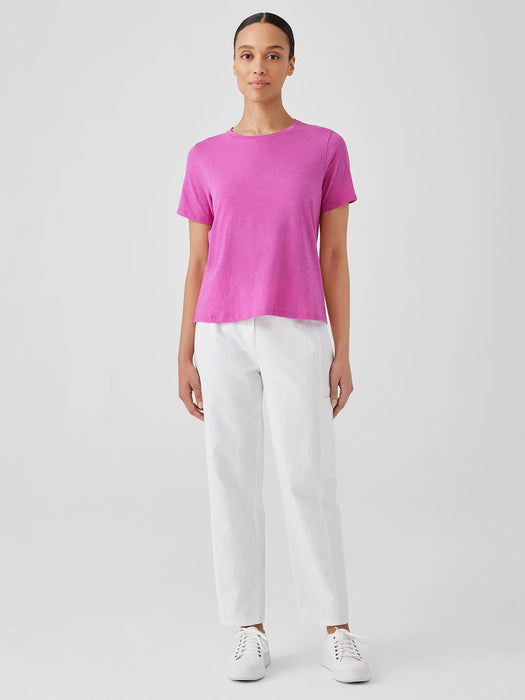 Organic Cotton Slubby Jersey Tee