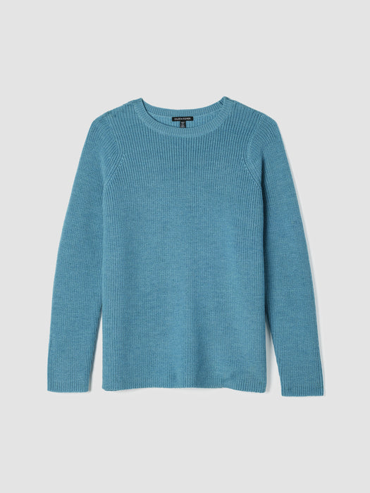 Merino Crew Neck Top in Regenerative Wool