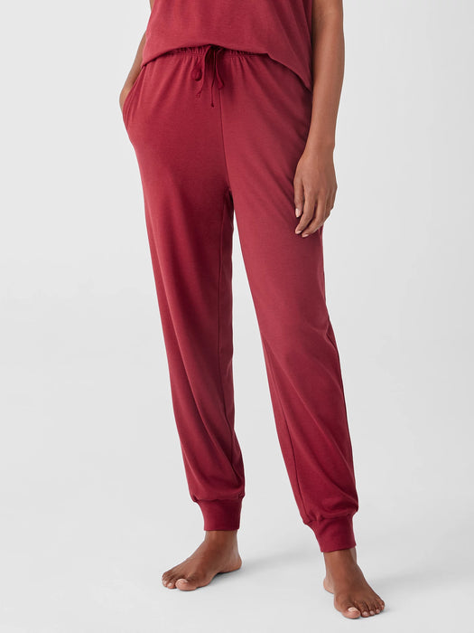Organic Cotton Interlock&nbsp;Jogger Sleep Pant