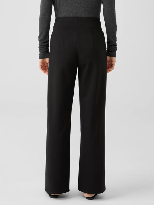 Washable Flex Ponte Wide-Leg Pant