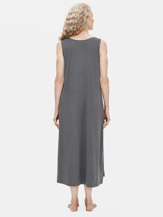 Organic Cotton Interlock Tank Sleep Dress