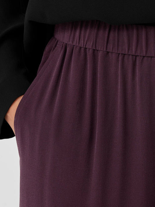Silk Georgette Crepe Tapered Pant