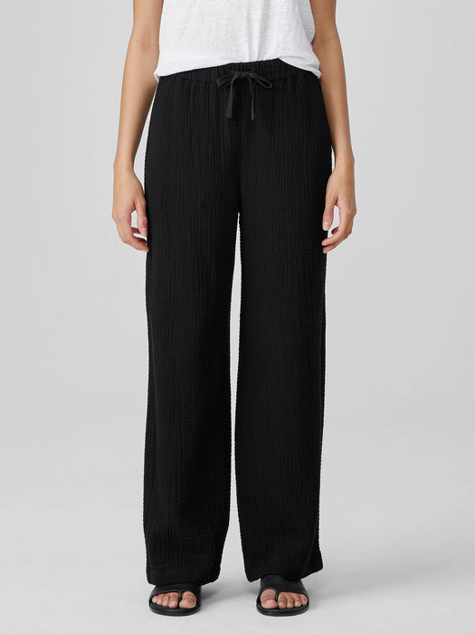 Organic Cotton Lofty Gauze Straight Pant