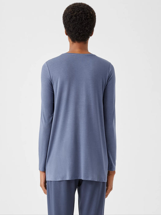 Fine Jersey Crew Neck Top