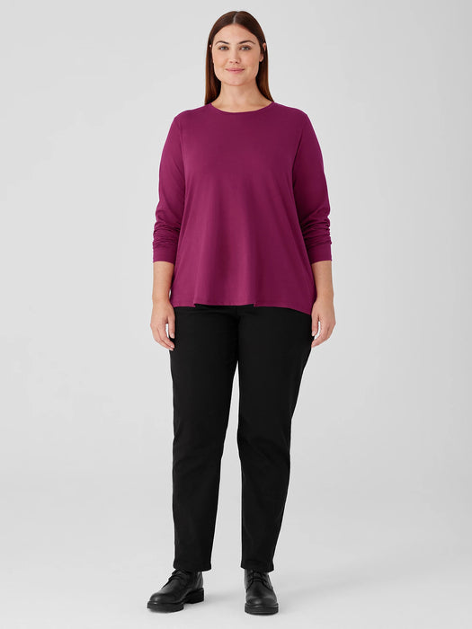 Organic Pima Cotton Jersey Long-Sleeve Tee