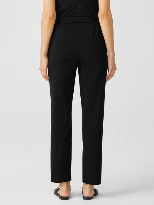 Cotton Ponte Slim Pant