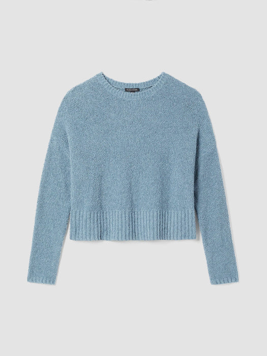 Cotton Fluff Crew Neck Top