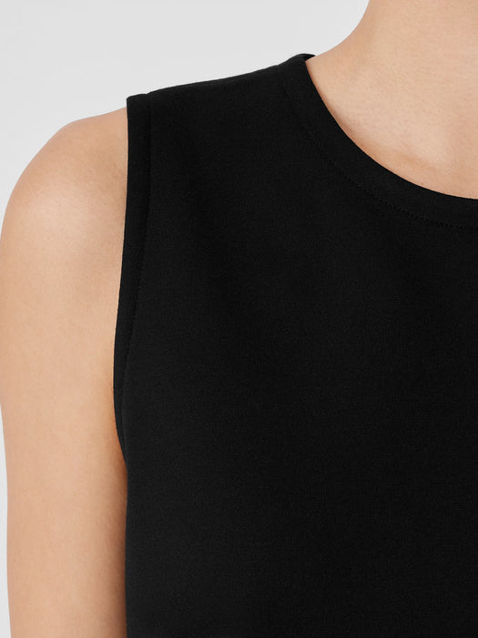 Washable Flex Ponte Round Neck Tank