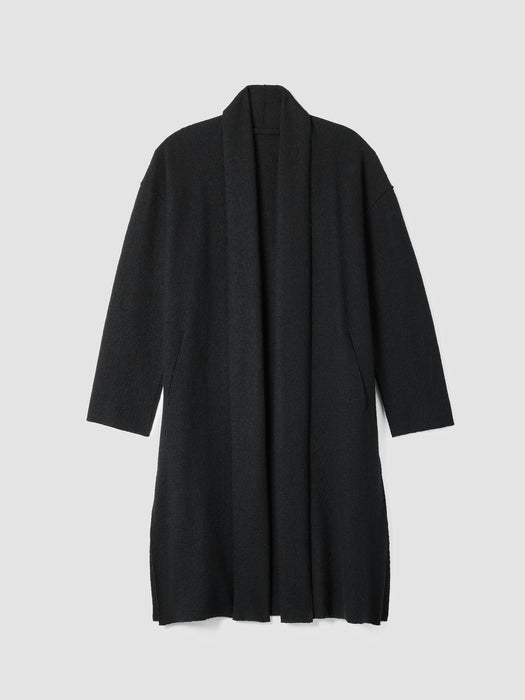 Lightweight Boiled Wool Icon Coat in Regenerative Wool