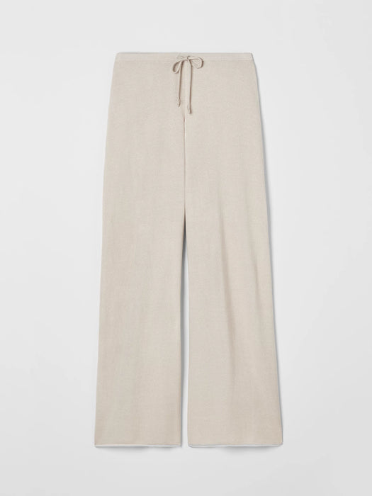 Peruvian Organic Cotton Blend Wide-Leg Pant