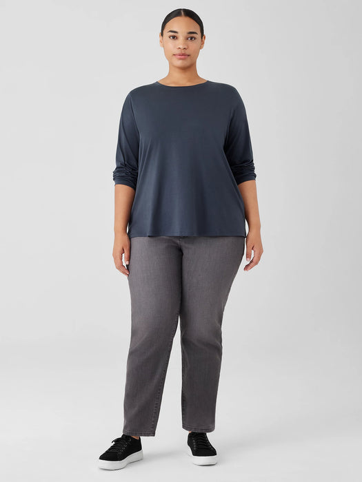 Organic Pima Cotton Jersey Long-Sleeve Tee