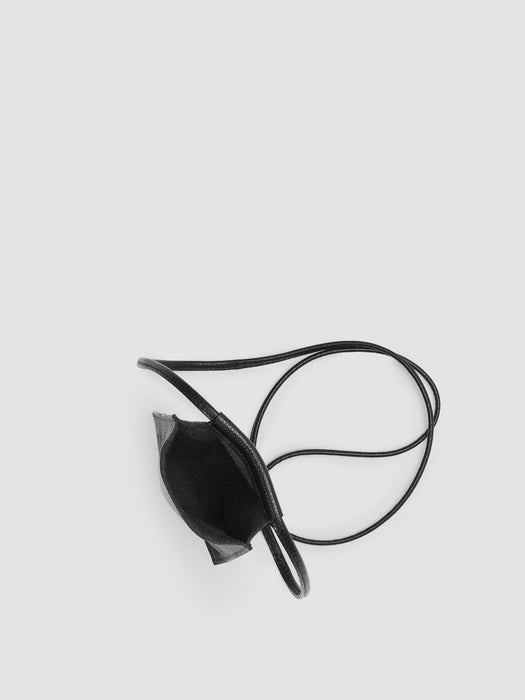 Textured Italian Leather Phone Pouch