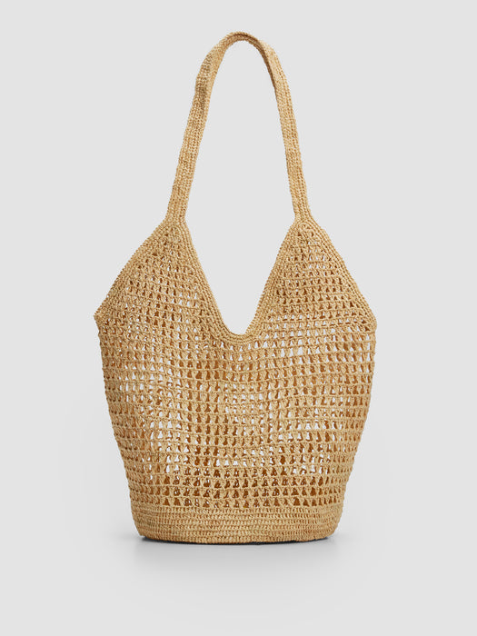 Mar Y Sol for EILEEN FISHER Raffia Bucket Bag