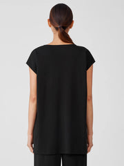 Organic Cotton Interlock Scoop Neck Sleep Tee