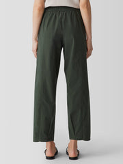 Washed Organic Cotton Poplin Lantern Pant