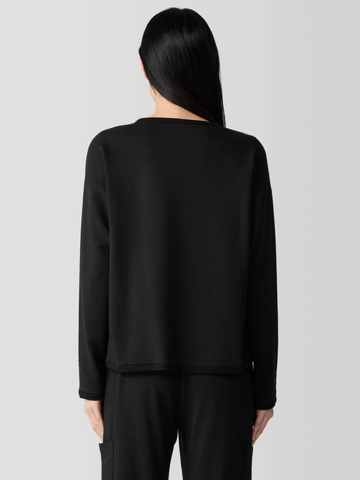 Cozy Brushed Terry Hug Box-Top