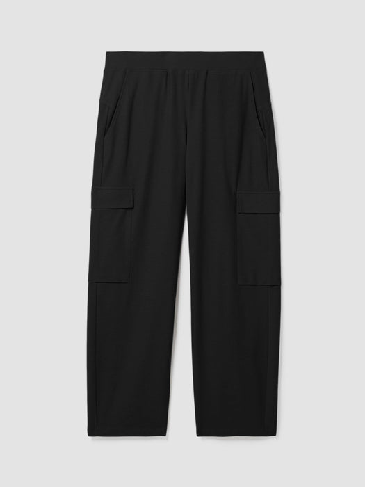 Washable Stretch Crepe Cargo Pant