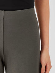 Washable Stretch Crepe Wide-Leg Pant