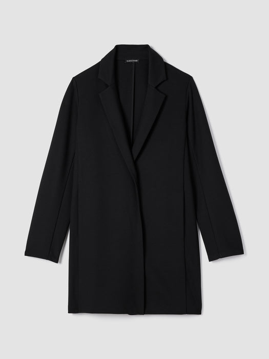 Washable Flex Ponte Long Blazer