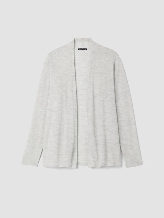 Fine Merino Cardigan in Regenerative Wool