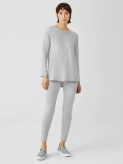Cozy Brushed Terry Hug Raglan-Sleeve Top