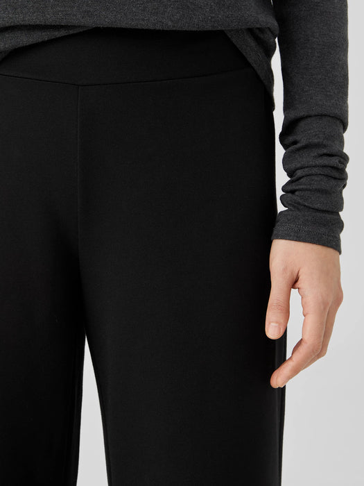 Washable Flex Ponte Wide-Leg Pant
