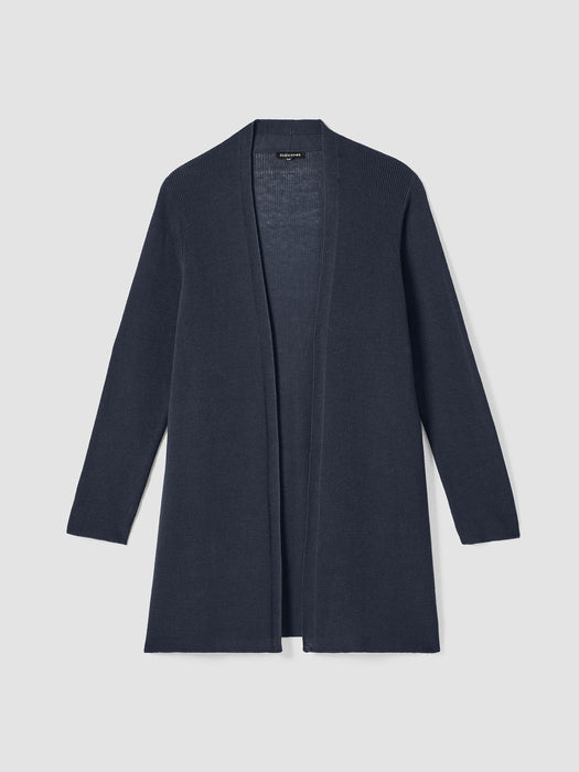 Peruvian Organic Cotton Crepe Cardigan