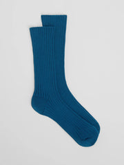 Cotton Ribbed Trouser Sock