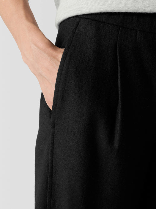 Felted Wool Jersey Lantern Pant in Regenerative Wool