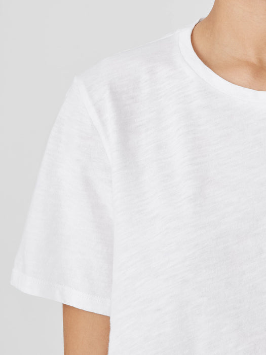 Organic Cotton Slubby Jersey Tee