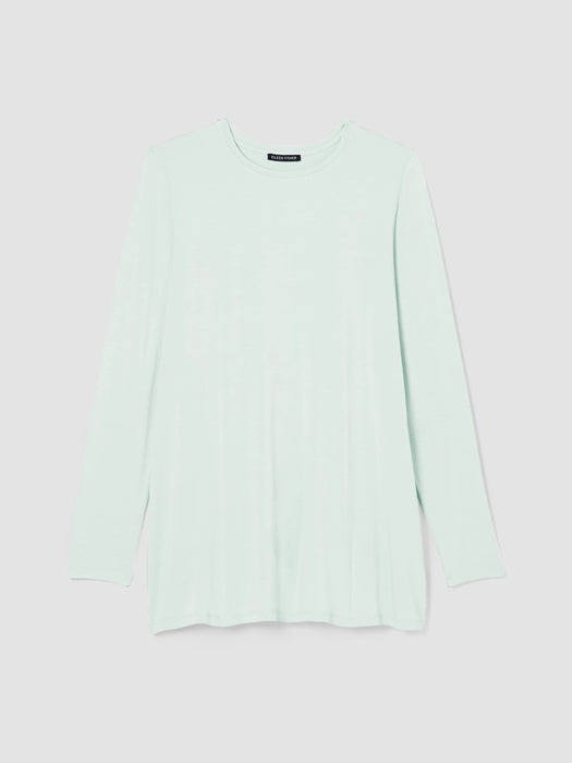 Fine Jersey Crew Neck Top