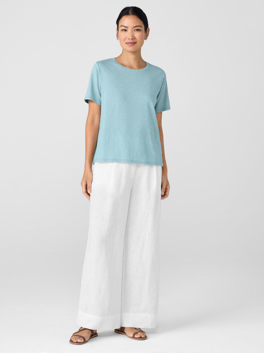 Organic Cotton Slubby Jersey Tee