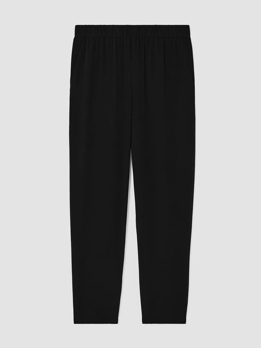 Silk Georgette Crepe Tapered Pant