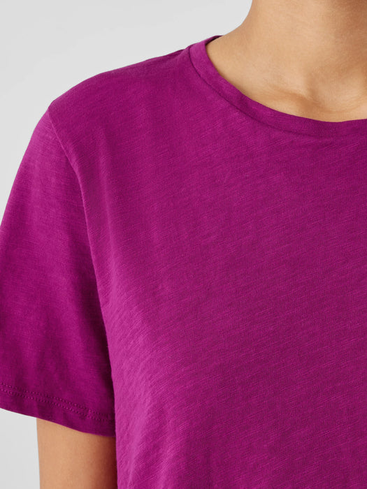 Organic Cotton Slubby Jersey Tee
