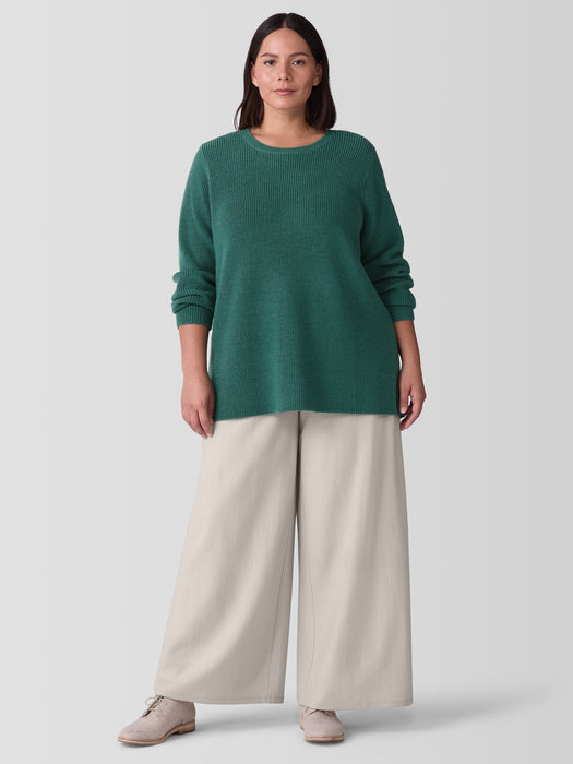 Merino Crew Neck Top in Regenerative Wool