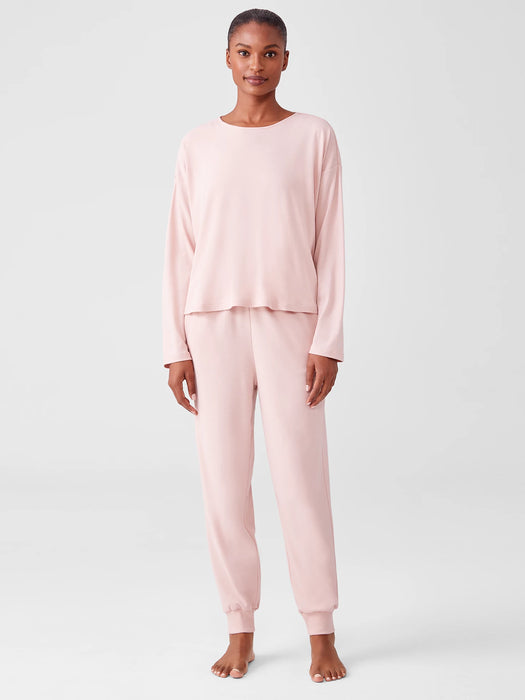 Organic Cotton Interlock&nbsp;Jogger Sleep Pant