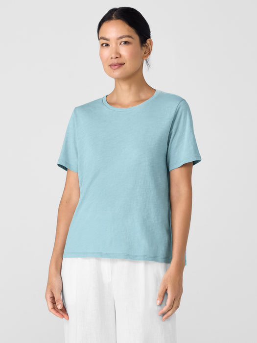 Organic Cotton Slubby Jersey Tee