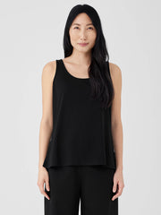 Stretch Jersey Knit Scoop Neck Tank