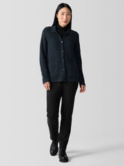 Cotton Fluff Classic Collar Cardigan