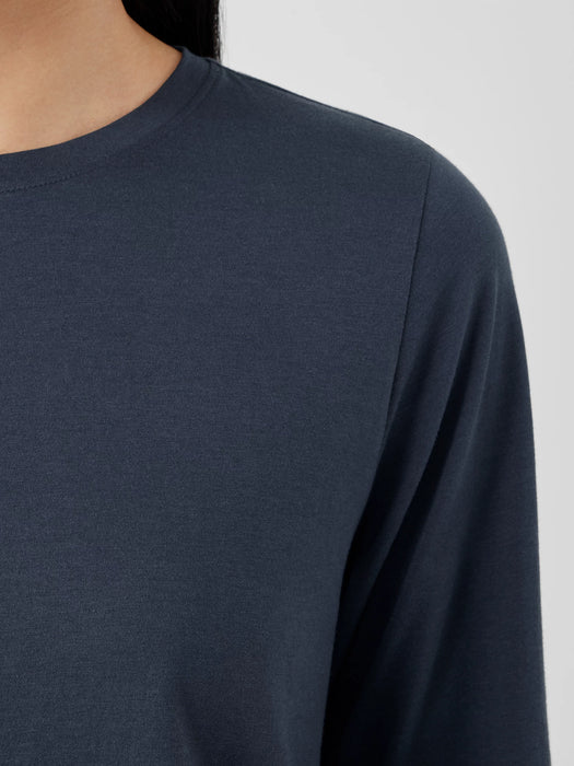 Organic Pima Cotton Jersey Long-Sleeve Tee