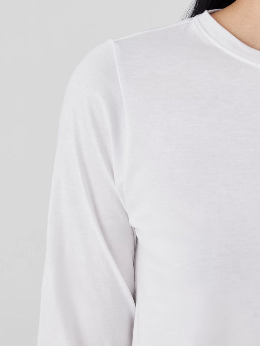 Organic Pima Cotton Jersey&nbsp;Long-Sleeve Tee