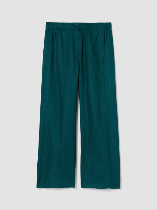 Organic Linen Wide Trouser Pant