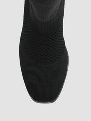 Paziz Crepe Recycled Stretch Knit Boot